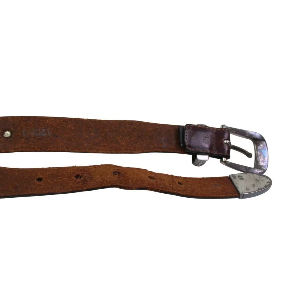 BRIGHTON BROWN BLACK GENUINE LEATHER 1 1/8